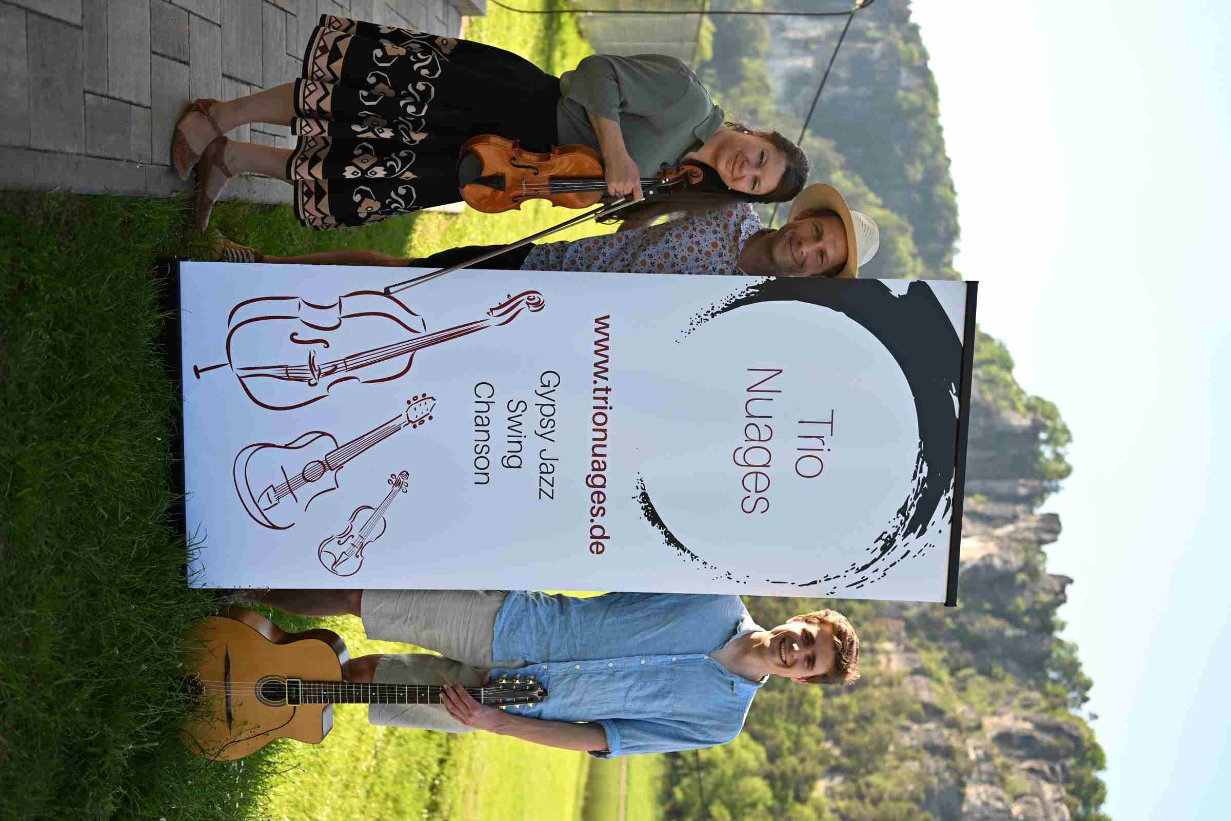 Trio Nuages in Rathen mit Rollup